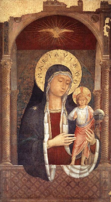 GOZZOLI, Benozzo Madonna and Child Giving Blessings dg Norge oil painting art
